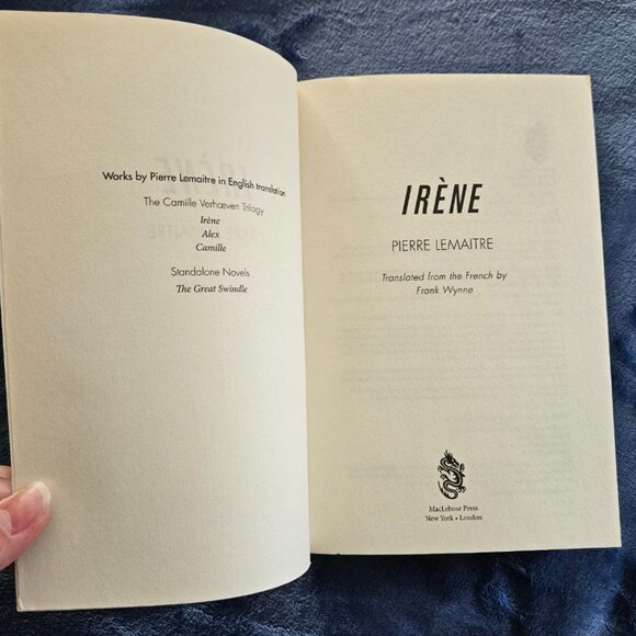 Irene by Pierre Lemaitre  - Camille Verhœven Series Book #1 - Picture 2 of 7